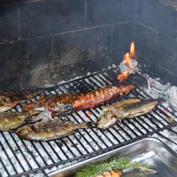 Meri preparing traditional Dalmatian dishes