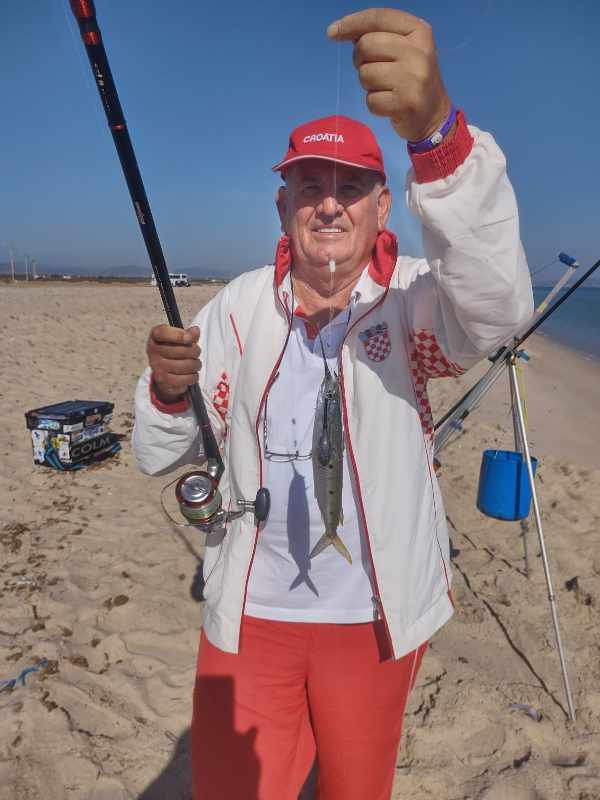 Ljubo with Croatian national water polo team
